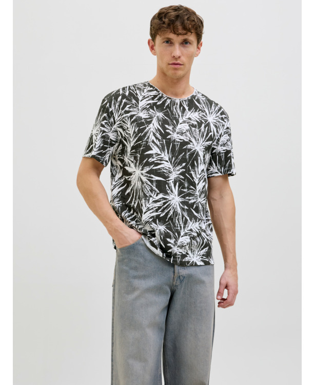JJEBRYAN AOP TEE S/S O-NECK NOOS