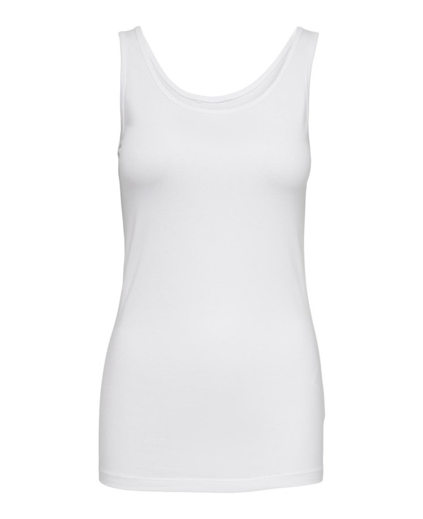 Slim Fit U-Neck Sleeveless (S/L) Klassieke Basic mouwloze tanktop met U-hals