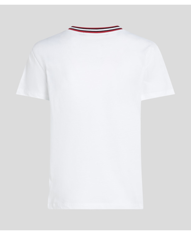RIB V-NECK SIGNATURE T-SHIRT