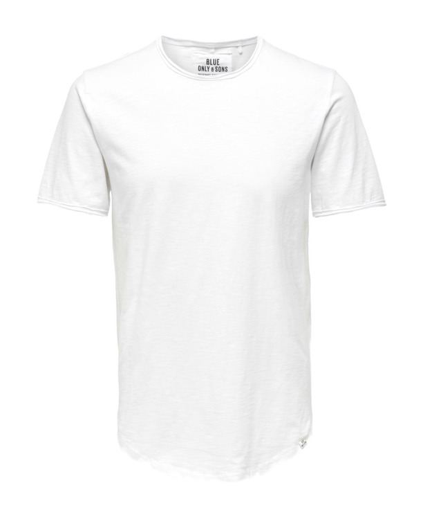 Lange lijn pasvorm O-hals korte mouwen (K/M) Heren