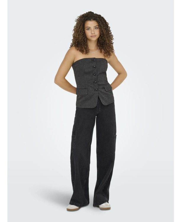 ONLMARNIE S/L BUT TUBE WAISTCOAT TLR