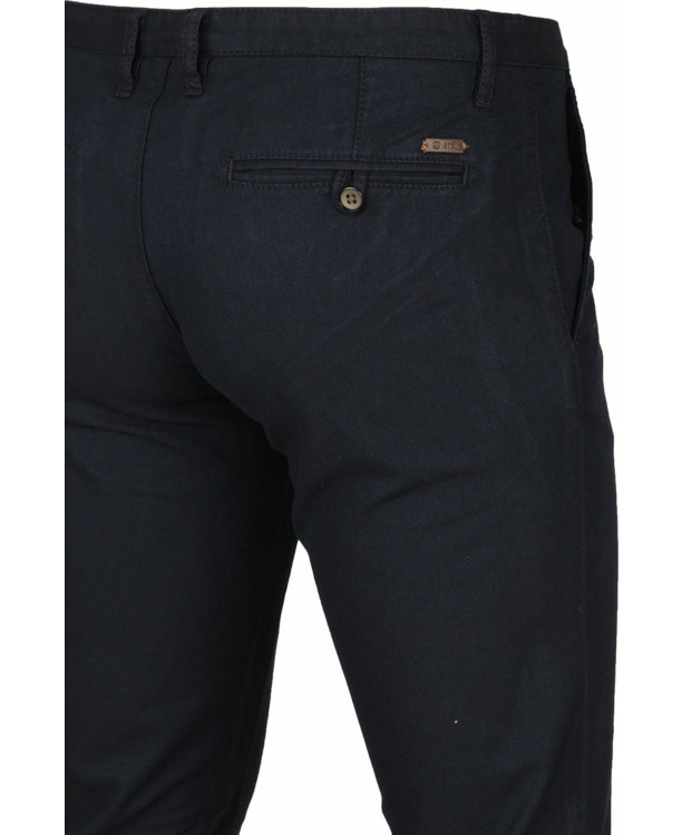 Suitable Chino Dessin Donkerblauw
