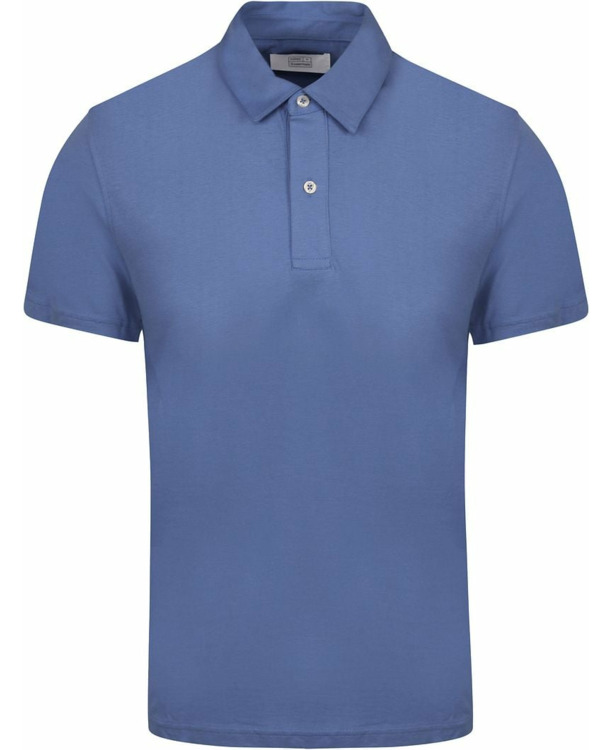 King Essentials The James Poloshirt Royal Blauw
