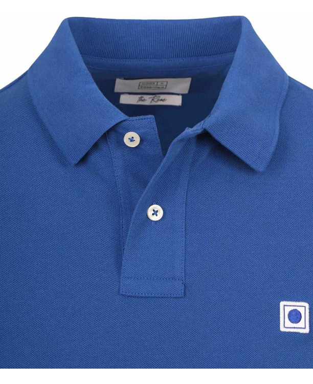 King Essentials The Rene Poloshirt Royal Blauw