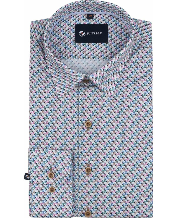 Suitable Overhemd Print Multicolour