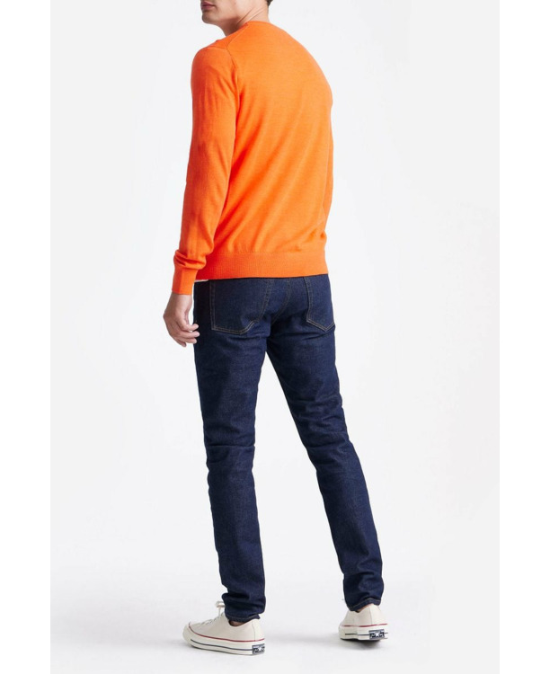 King Essentials The John Pullover Merino Oranje