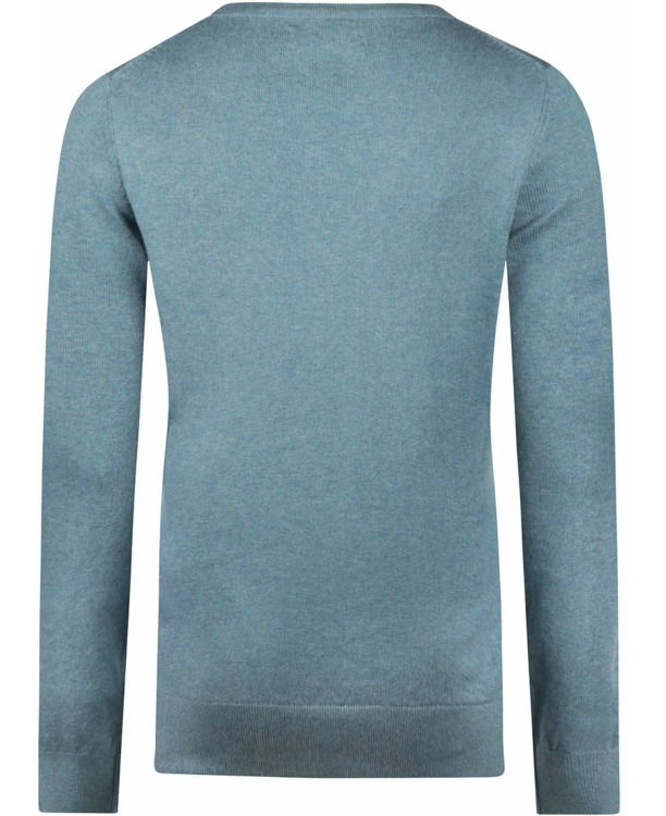 Steppin' Out Damestrui Cotton Cashmere V-hals Sage