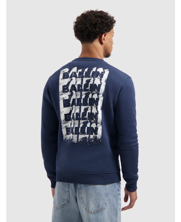 Stacked Outline Logo Sweater Men