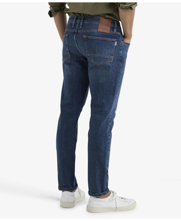 Donkerblauwe jeans Heren