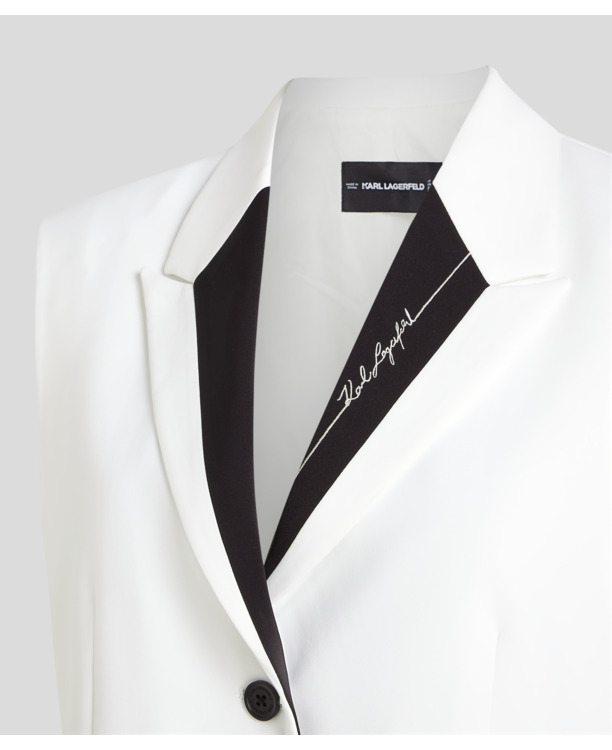 CONTRAST SUIT GILET