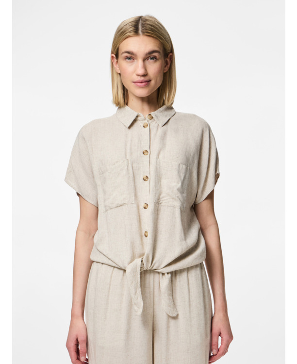 PCPIA SS TIE SHIRT WVN NOOS