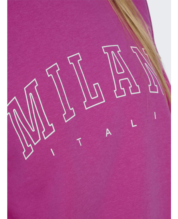 Loose Fit O-Neck Long Sleeves (L/S) Sweatshirt met print