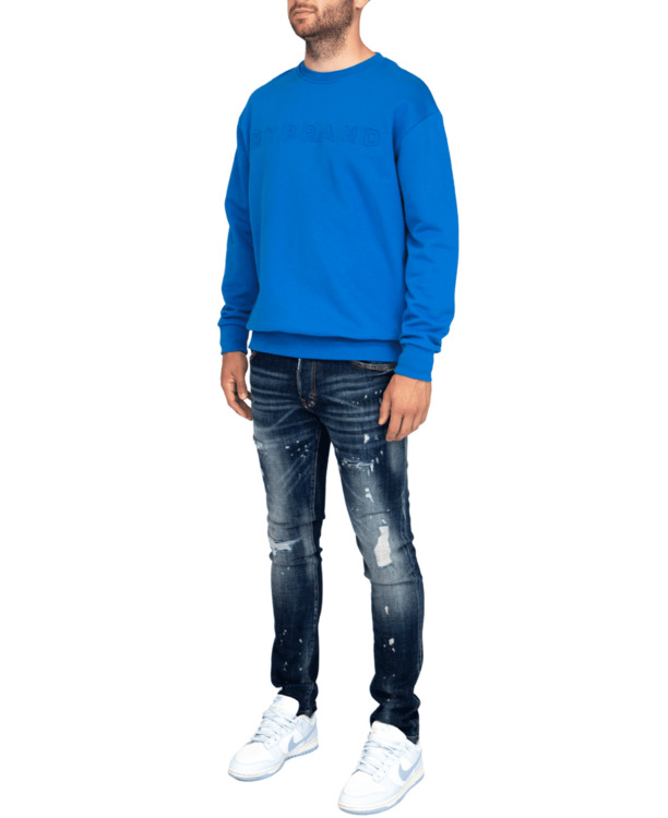 MYBRAND Geëmbosseerde Statement Trui MANNEN