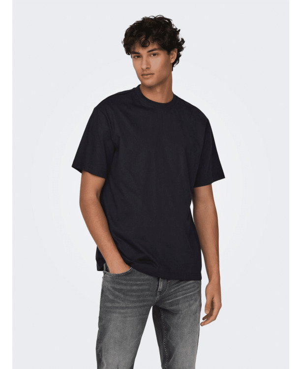 Relaxed Fit O-Hals Korte Mouwen (K/M) Heren