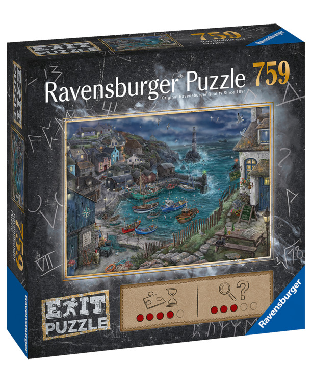 Ravensburger Escape Puzzle vissersdorp - 759 stukjes