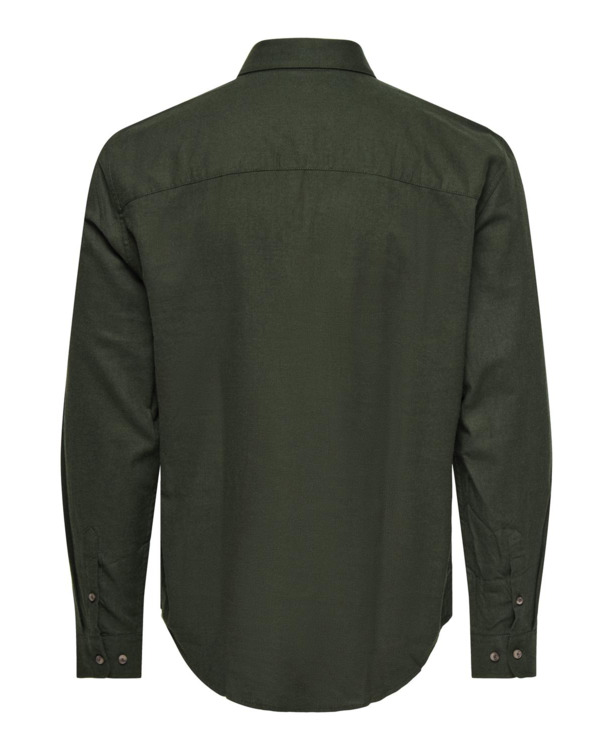 Regular Fit Overhemdkraag Lange Mouwen (L/M) Heren