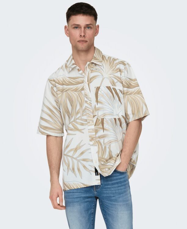 Relaxed Fit Shirt Collar Short Sleeves (S/S) Overhemd