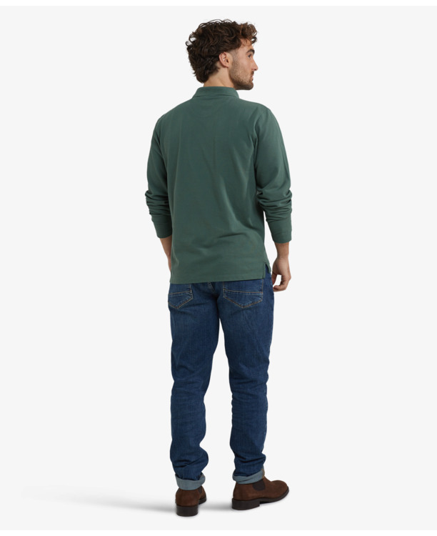 Classic Polo Long Sleeves 100% Cotton Heren