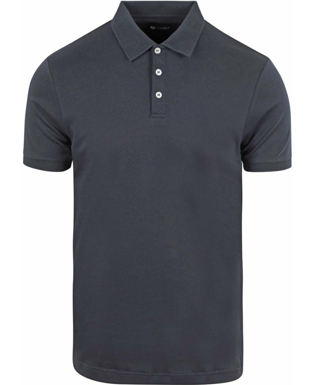 Suitable Liquid Poloshirt Navy