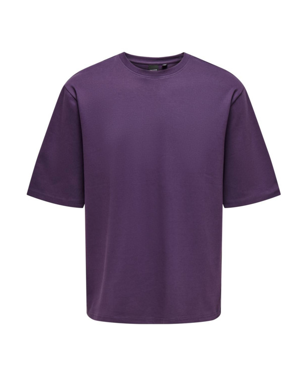Relaxed Fit O-hals T-shirt met korte mouwen in relaxte pasvorm voor heren Heren