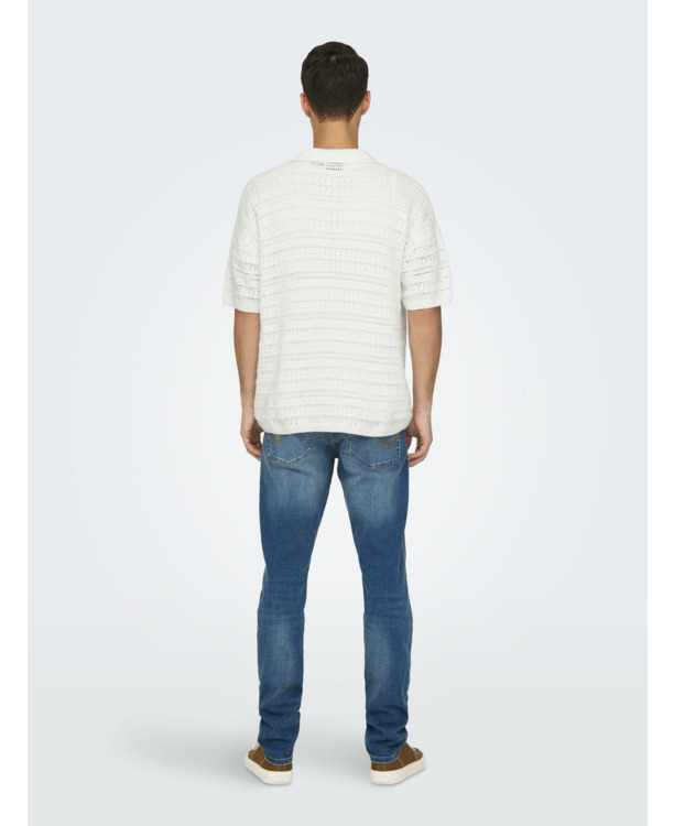 Drop Fit Split Neck Korte Mouwen (K/M) Heren