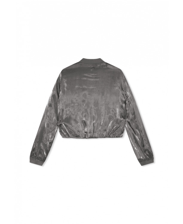 10DAYS Dames glanzende bomber top viscose polyester