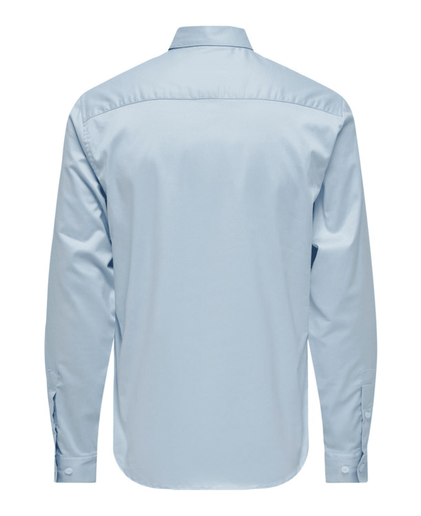 Slim Fit Overhemdkraag Lange Mouwen (L/M) Heren