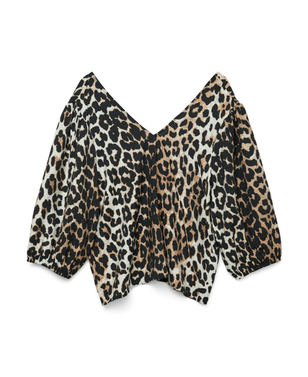 VMJOSIE 3/4 V-NECK TOP WVN GA