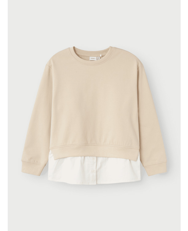 Long Line Fit O-Neck Long Sleeves (L/S) Sweatshirt