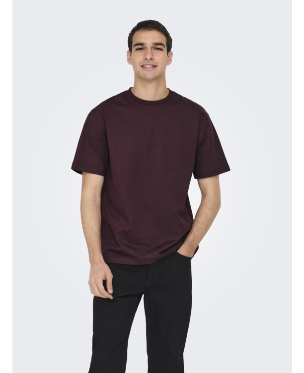 Relaxed Fit O-Hals Korte Mouwen (K/M) Heren