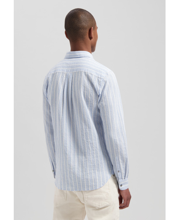 Clay Shirt Seersucker Stripe