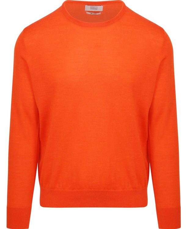 King Essentials The John Pullover Merino Oranje