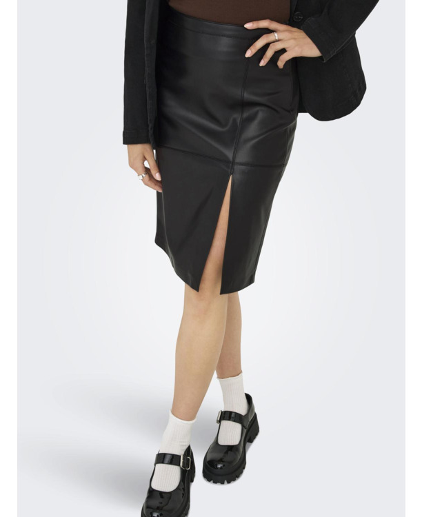ONLOLINE FAUX LEATHER SKIRT OTW NOOS