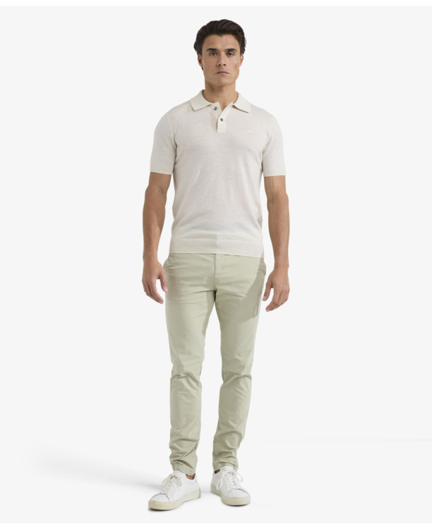 Fine Merino Polo 100% Merino Wool Heren
