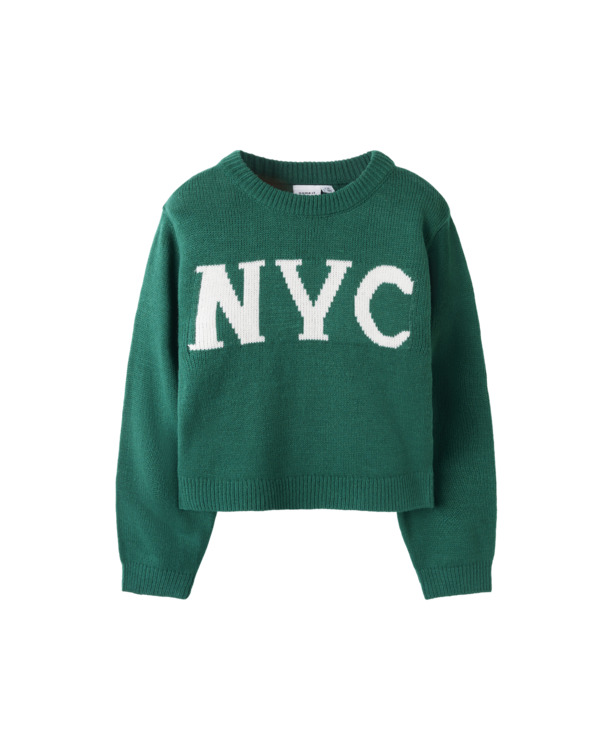 Aangesloten pasvorm O-hals Lange mouwen (L/M)