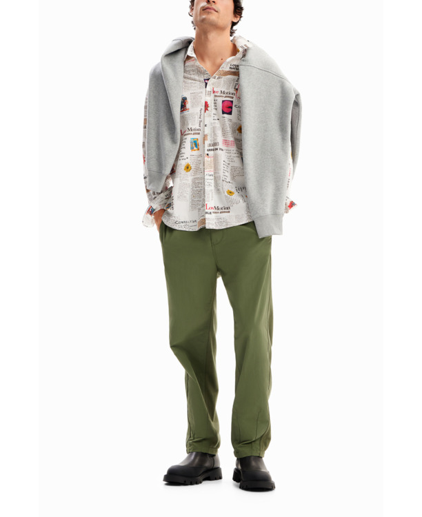 BERNAD SHIRT MET LANGE MOUWEN