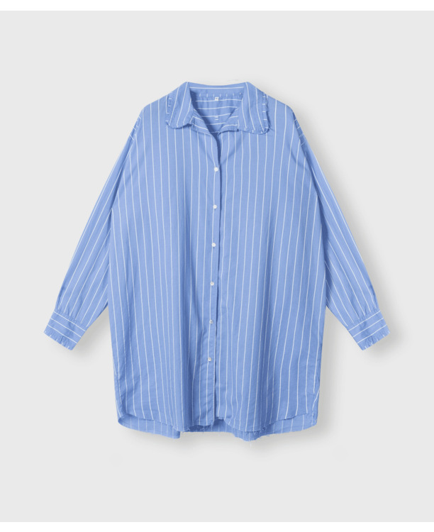 voile blouse stripes