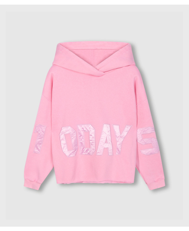 10DAYS Dames statement logo trui hoodie katoen polyester