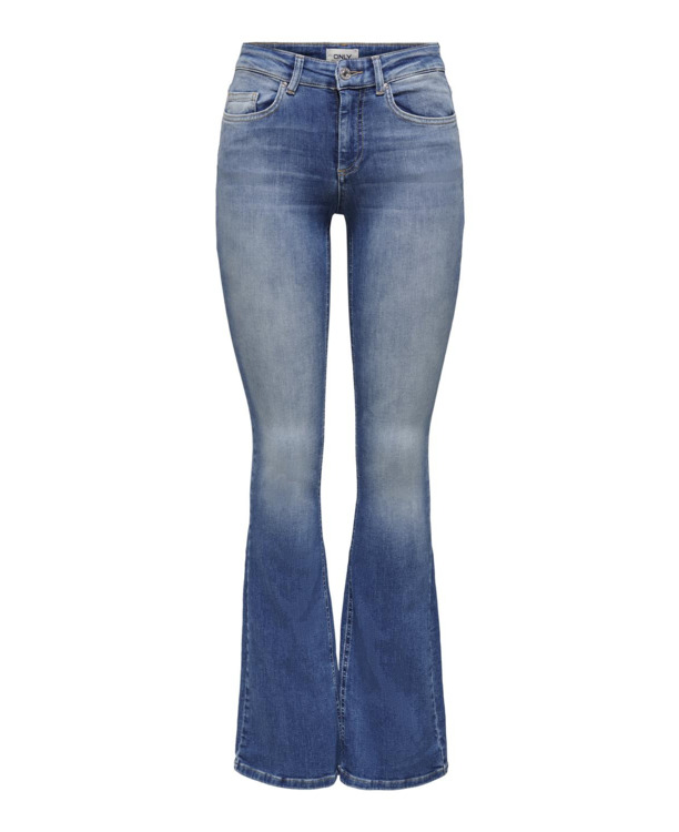 Flared Fit Wijd uitlopende pasvorm, jeans met middelhoge taille en muntzakje