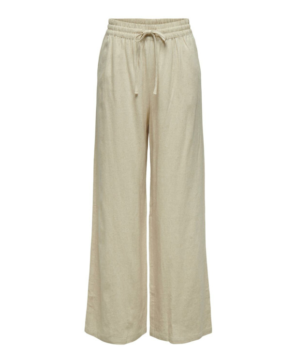 Loose Fit Broek met wijde pijpen en hoge taille voor dagelijks gebruik