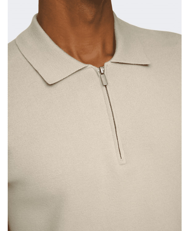 Polo met lange mouwen (L/S) met normale pasvorm Heren