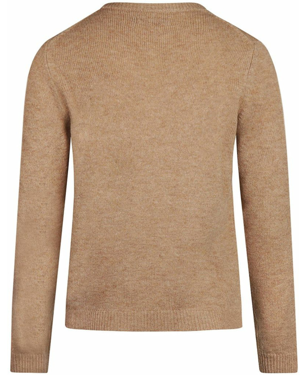Steppin' Out Damestrui V-hals Lamswol Camel