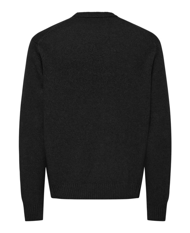 Relaxed Fit Crew Neck Lange Mouwen (L/M) Heren