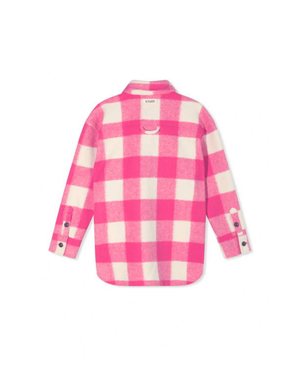 10DAYS Dames indoor jas check polyester wol