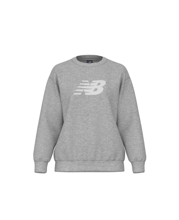 New Balance Dames Sport Essentials Crew neck kleding grijs