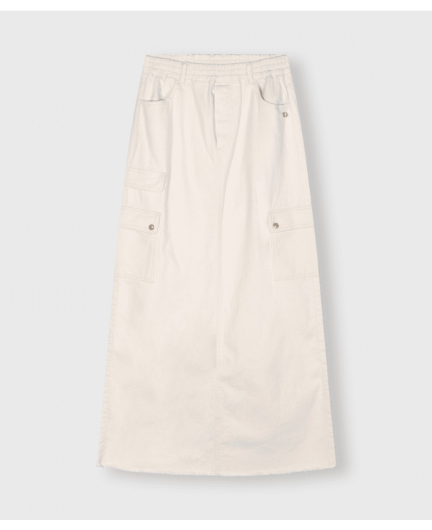 maxi skirt twill