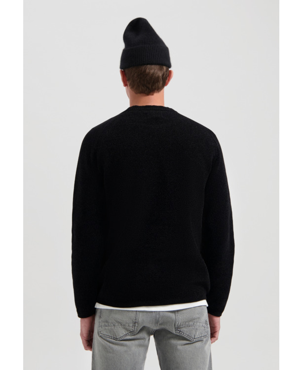 Dstrezzed Heren Chenille Trui Crewneck Grijs