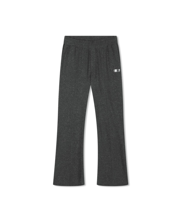 10DAYS Dames glitter flare broek jogger katoen elastaan