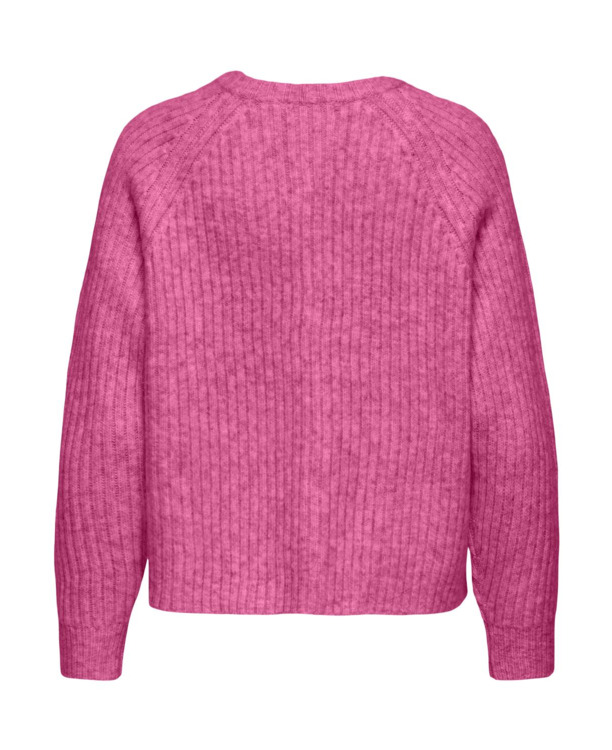 Regular Fit Crew Neck Long Sleeves (L/S) Gebreid vest met knoopsluiting, normale pasvorm voor herfst/winter