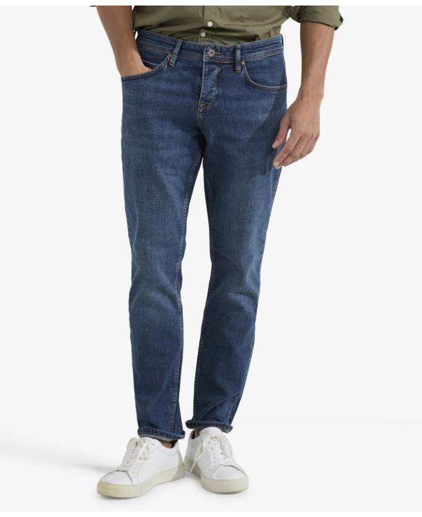 Donkerblauwe jeans Heren